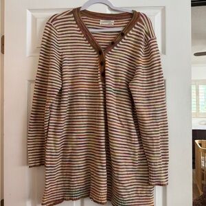 Anthropologie Striped Multicolor Sweater